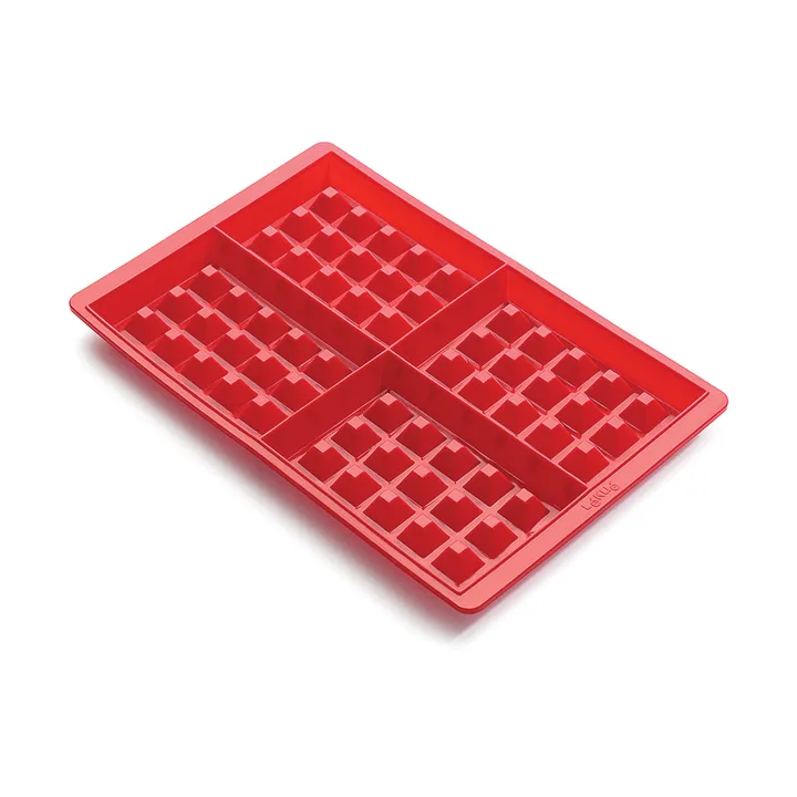 Lékué waffle mold silicone - Red - Lékué