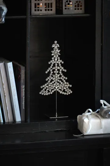 Ada tree decorative detail - Silver-coloured, 14x8x32 cm - Lene Bjerre