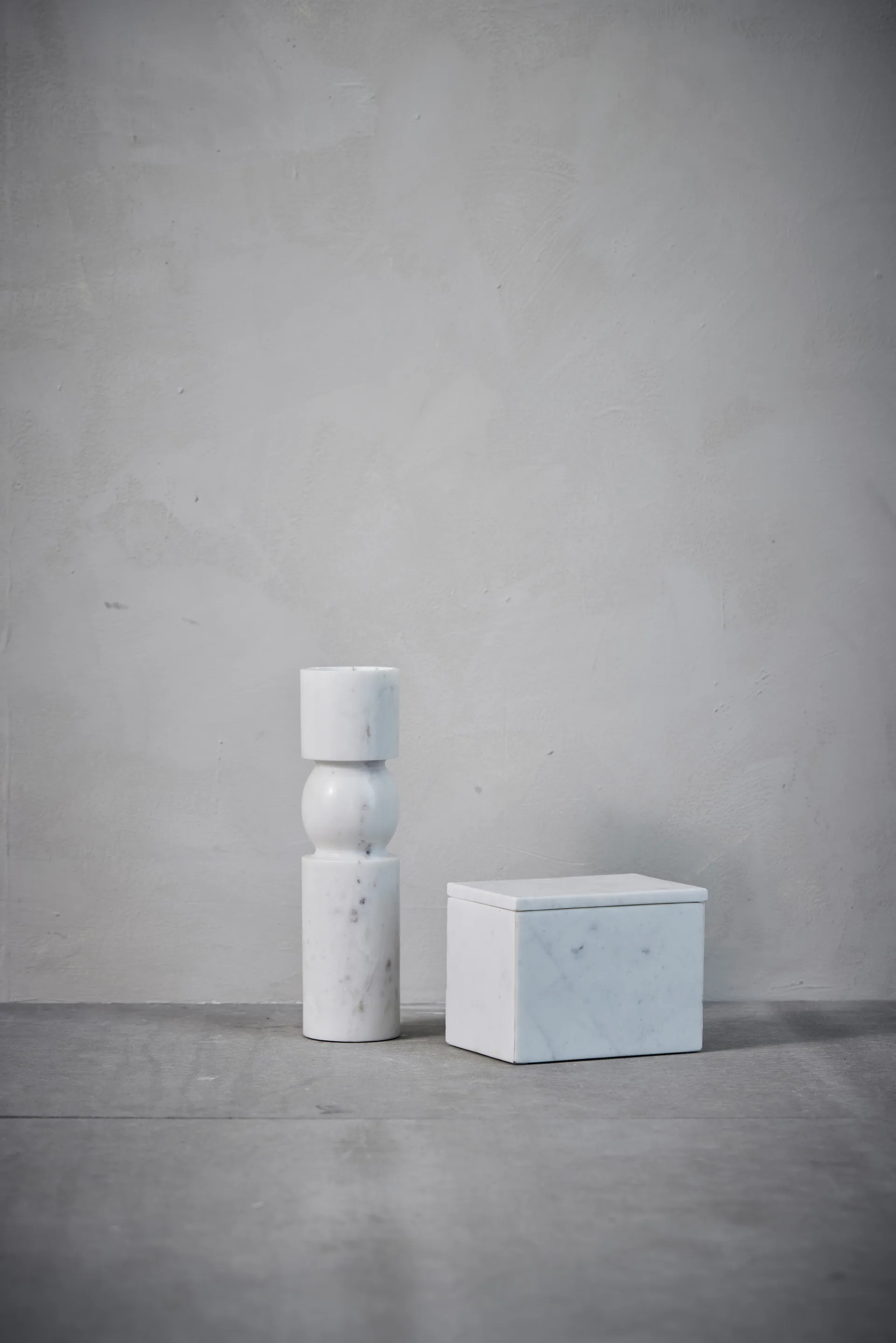 Ellia candle holder 30 cm, White Lene Bjerre