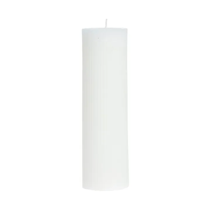 Lissa candle Ø6x20 cm - White - Lene Bjerre