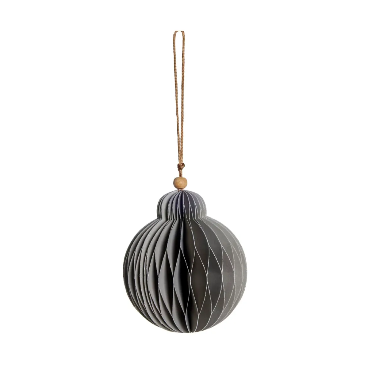 Paline decorative hanger Ø10 cm, Light grey-silver Lene Bjerre