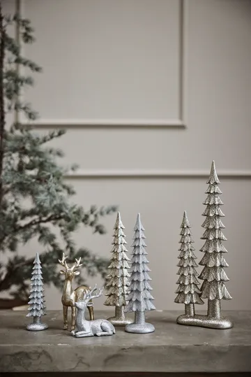 Sissia decoration Christmas tree 33 cm - Silver - Lene Bjerre