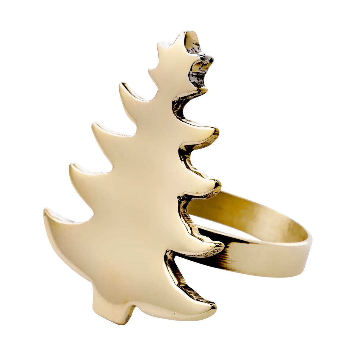 Trilla napkin ring, Gold-coloured, 5x4x5.5 cm Lene Bjerre