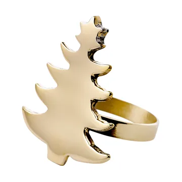 Trilla napkin ring - Gold-coloured, 5x4x5.5 cm - Lene Bjerre