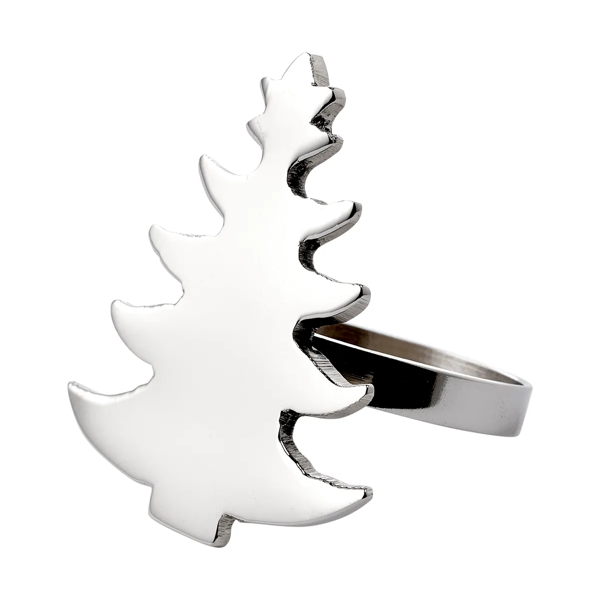 Trilla napkin ring, Silver-coloured, 5x4x5.5 cm Lene Bjerre
