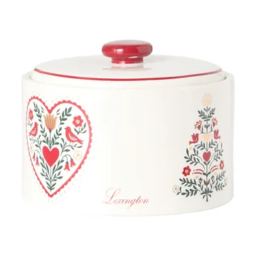 Christmas Tree biscuit tin - Multi, 13.5x10 cm - Lexington