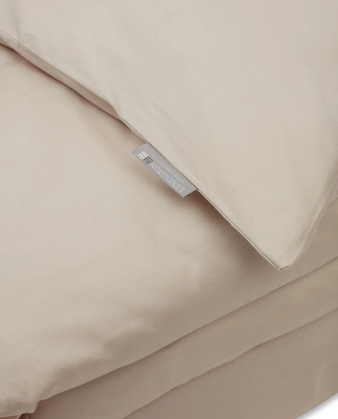Hotel Cotton Sateen duvet cover 150x210 cm, Light sand Lexington