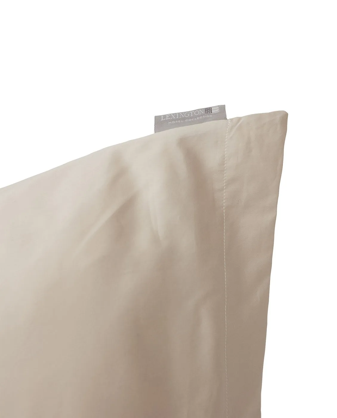 Hotel Cotton Sateen pillowcase 50x60 cm, Light sand Lexington