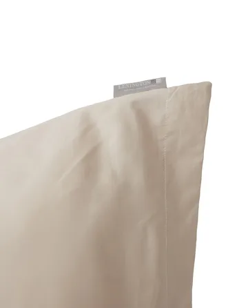 Hotel Cotton Sateen pillowcase 50x90 cm - Light sand - Lexington