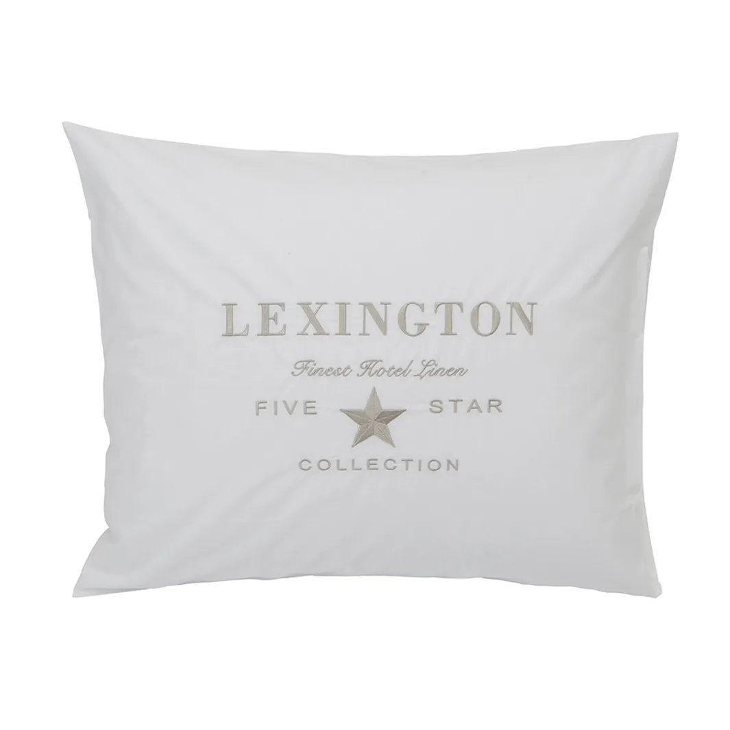 Hotel Embroidery pillowcase 50x60 cm, White-light beige Lexington