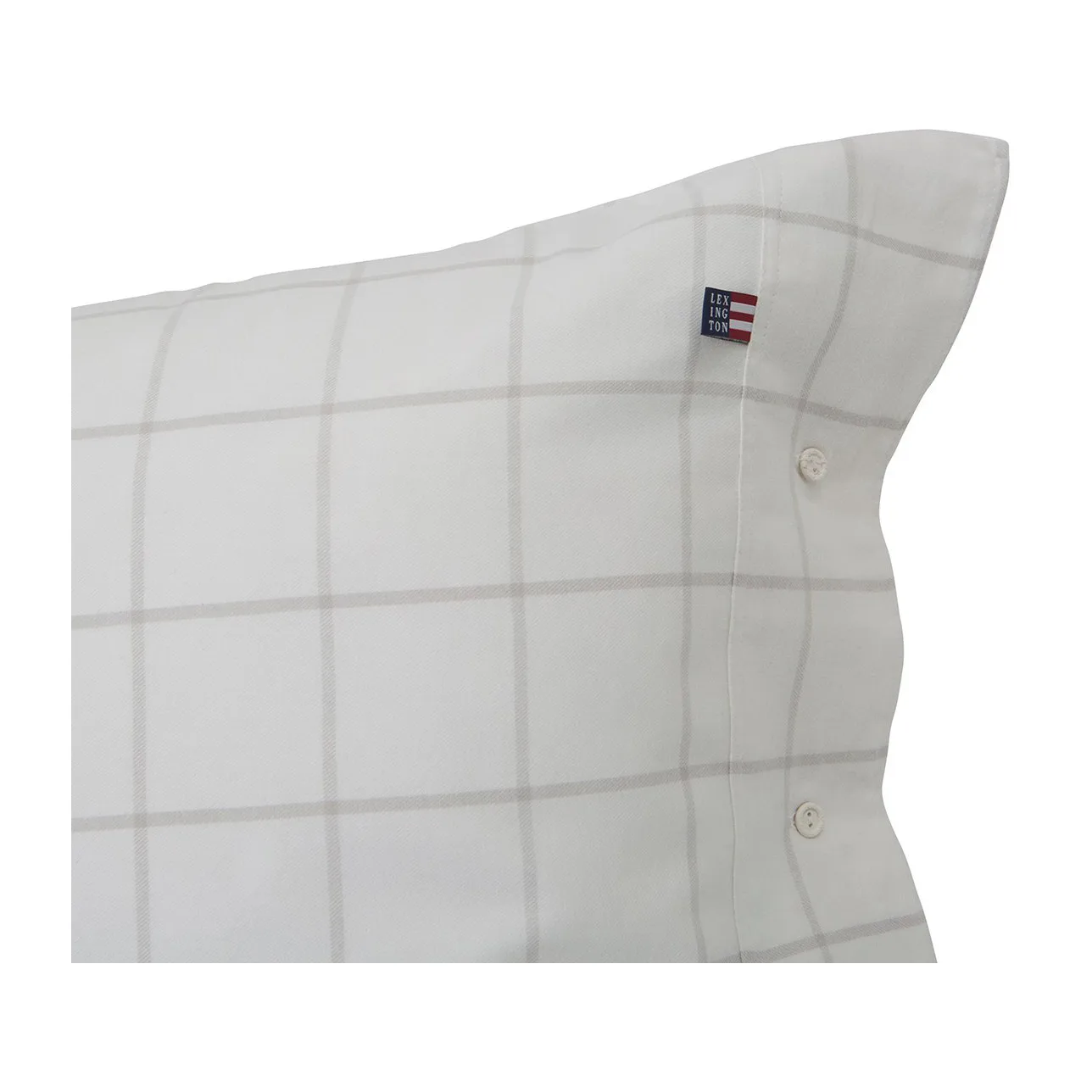 Hotel Light Flannel pillowcase 50x90 cm, White-light beige Lexington