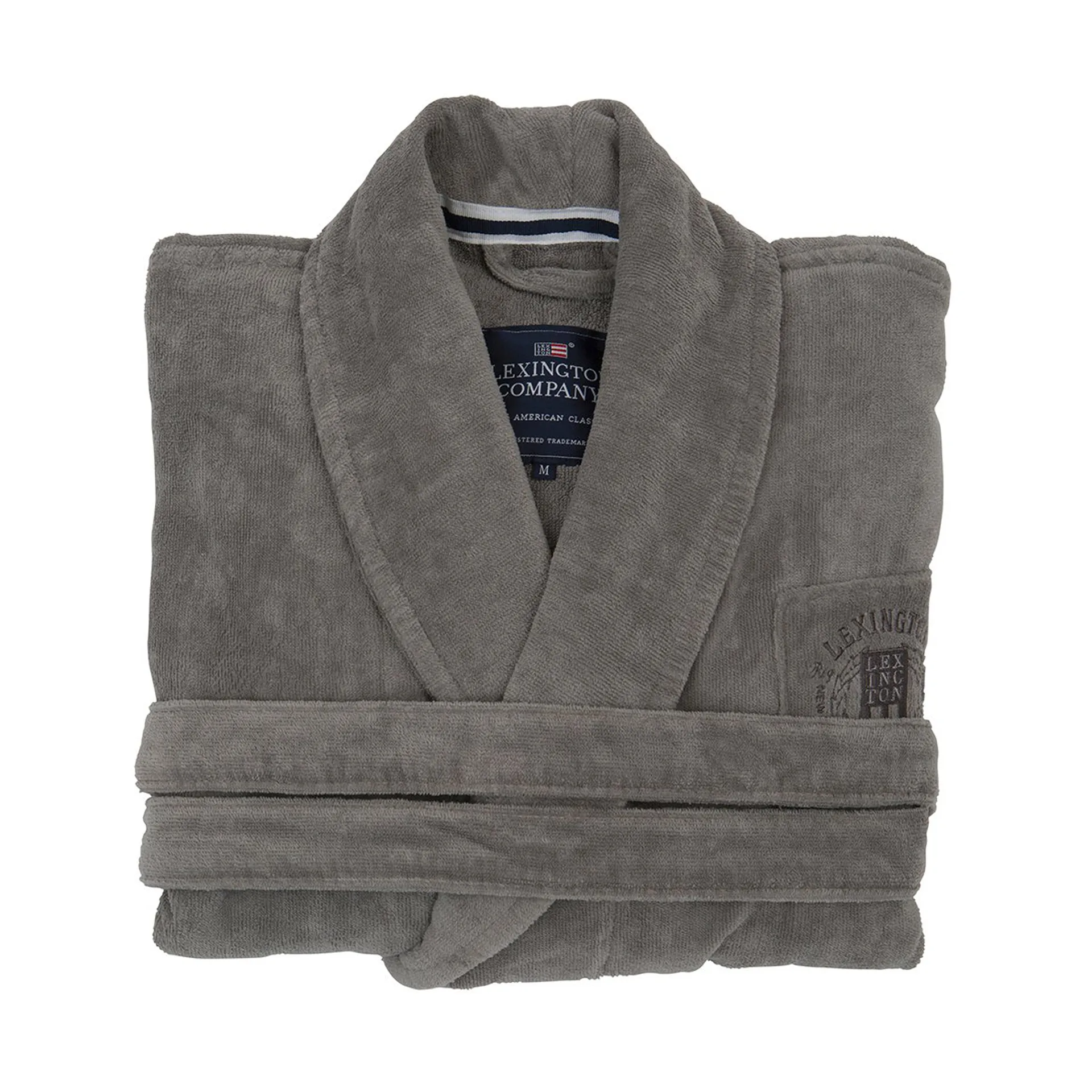 Hotel Velour bathrobe S, grey Lexington