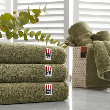 Icons Original bath towel 100x150 cm - dusty olive - Lexington