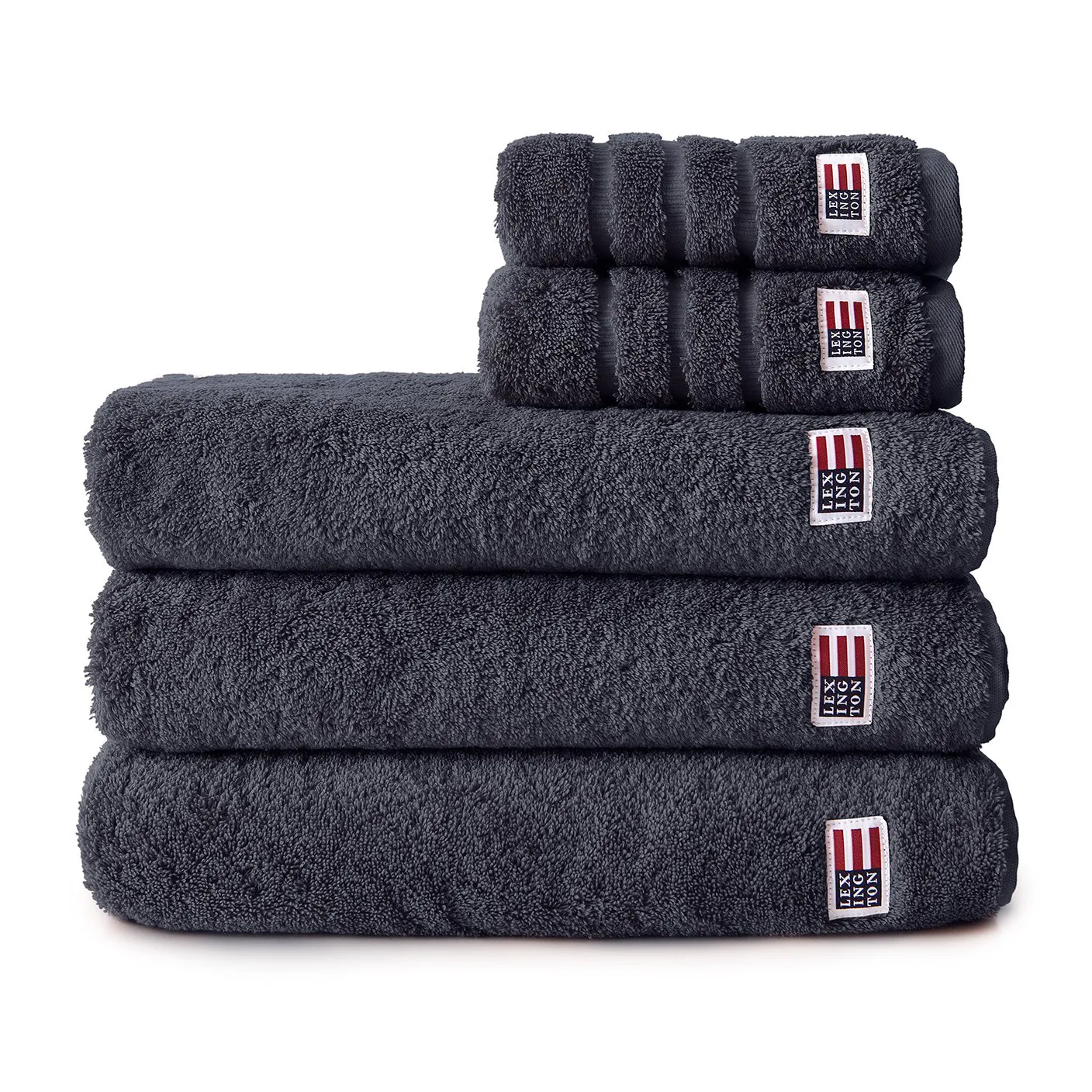 Icons Original towel 30x50 cm, charcoal Lexington