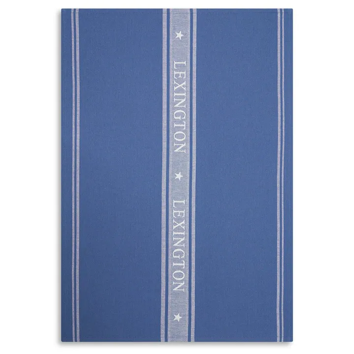 Icons Star kitchen towel 50x70 cm - blue-white - Lexington