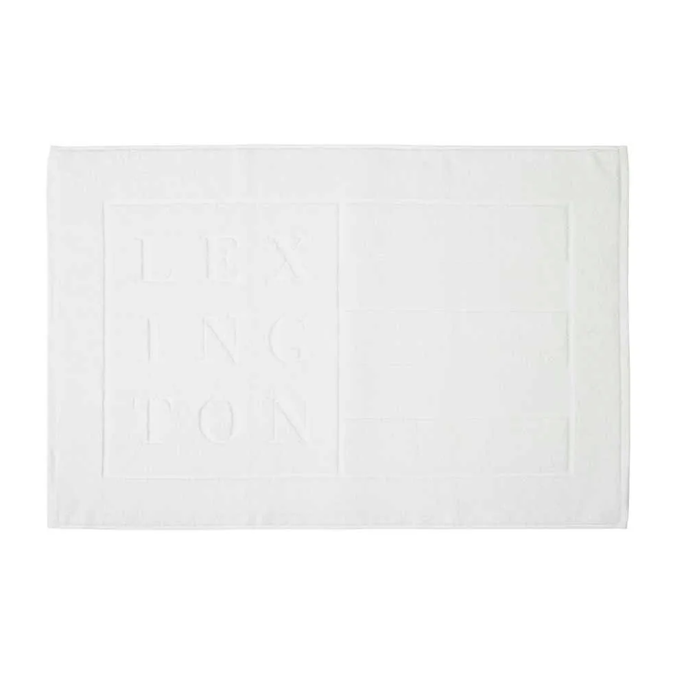 Lexington Hotel bathroom rug 60x90 cm, White Lexington