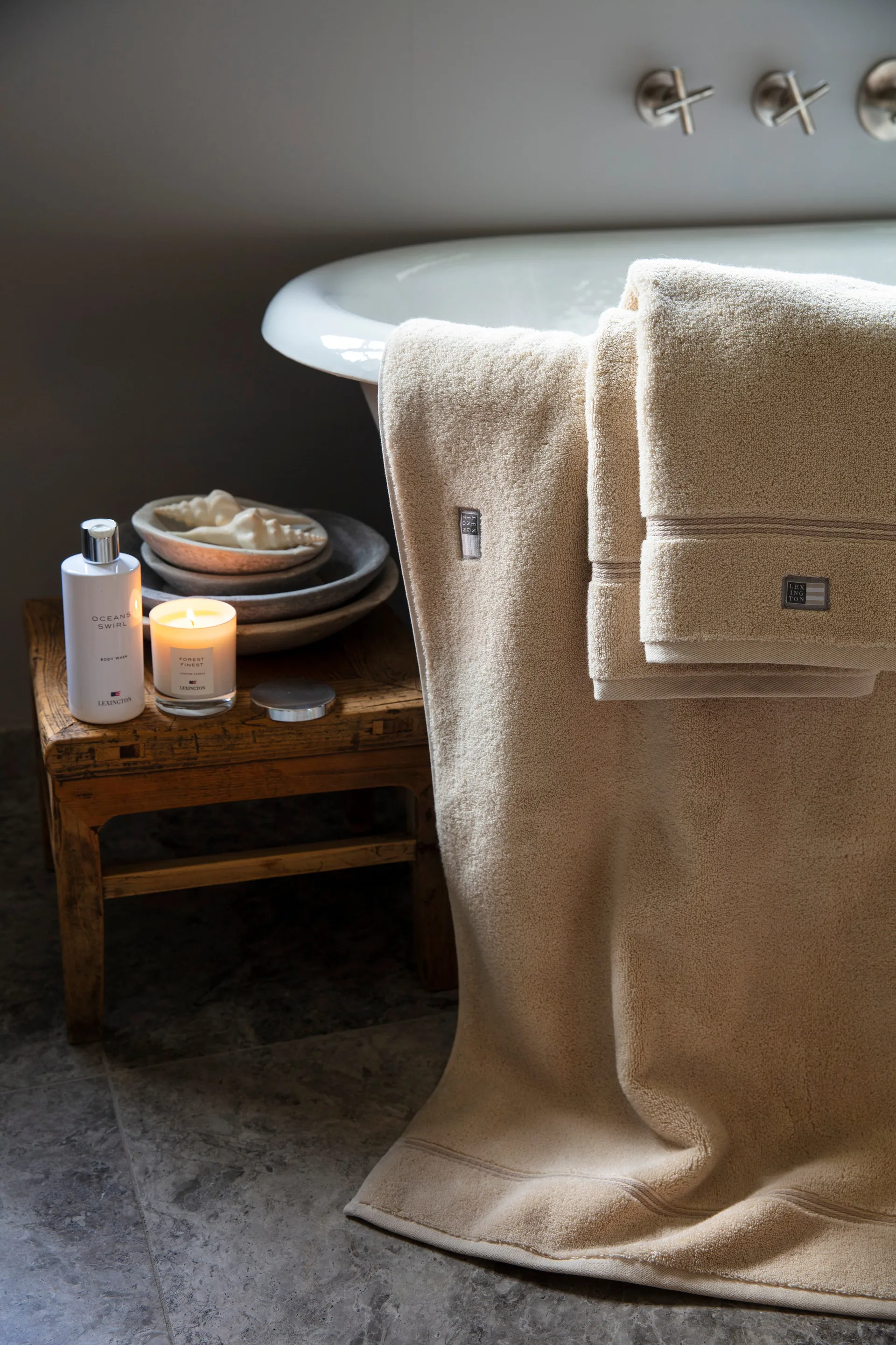 Lexington Hotel towel 100x150 cm, Beige Lexington