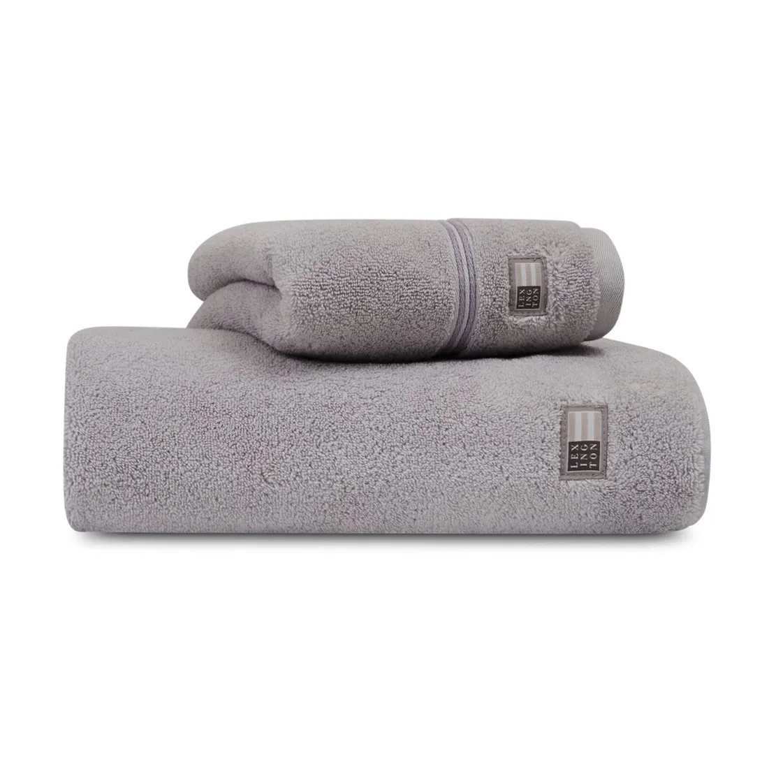 Lexington Hotel towel 100x150 cm, Light grey-grey Lexington
