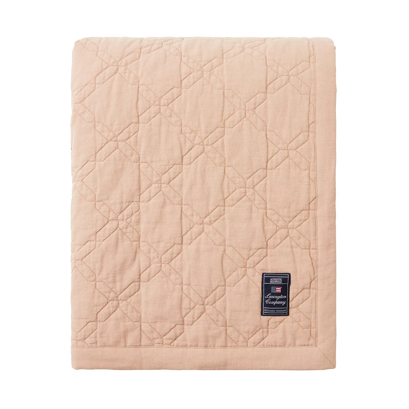Quilted Recycled Cotton bedspread 260x240 cm, Beige Lexington