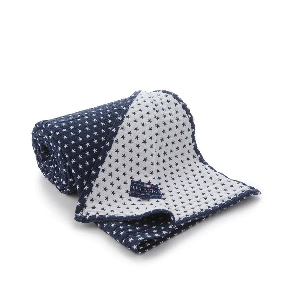 Star bedspread, Navy, 260x240 Lexington