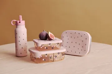 Arthur Tritan lunch box 13.5x17 cm - Cherry heart liewood-Rosey - Liewood