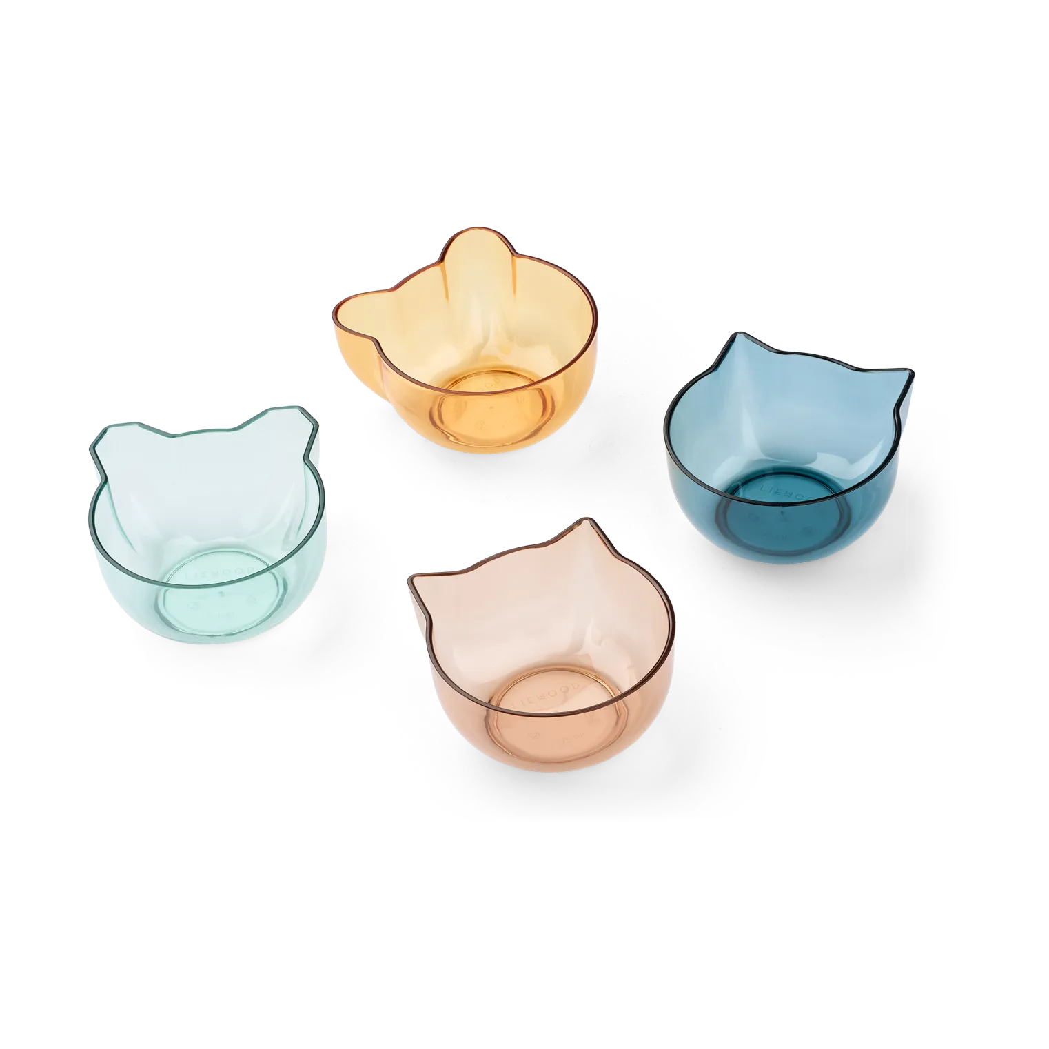 Berno Tritan bowl 27.5 cl 4 pieces, Indigo multi mix Liewood