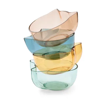 Berno Tritan bowl 27.5 cl 4 pieces - Indigo multi mix - Liewood