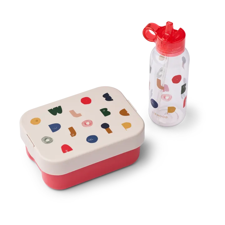 Chelsey printed lunchbox set 2 pieces - Characters-Sandy - Liewood