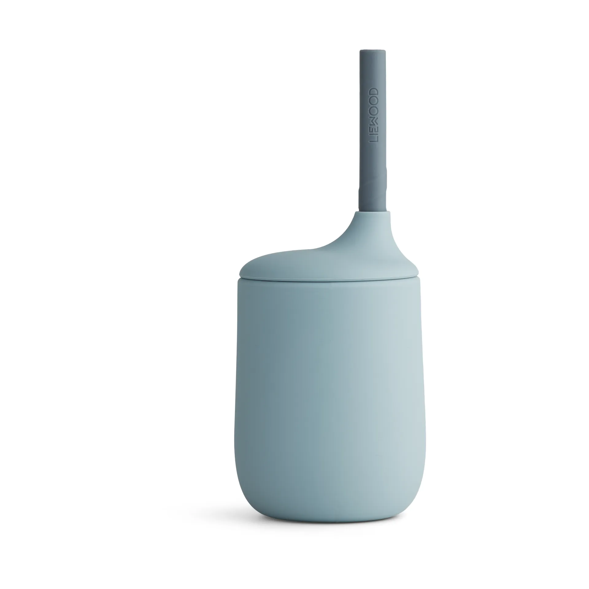 Ellis sippy cup with straw 23 cl, Sea blue-blue wave mix Liewood