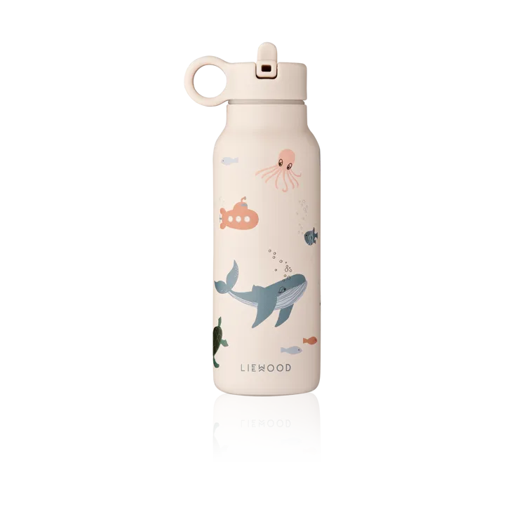 Falk water bottle 35 cl - Sea creature-Sandy - Liewood