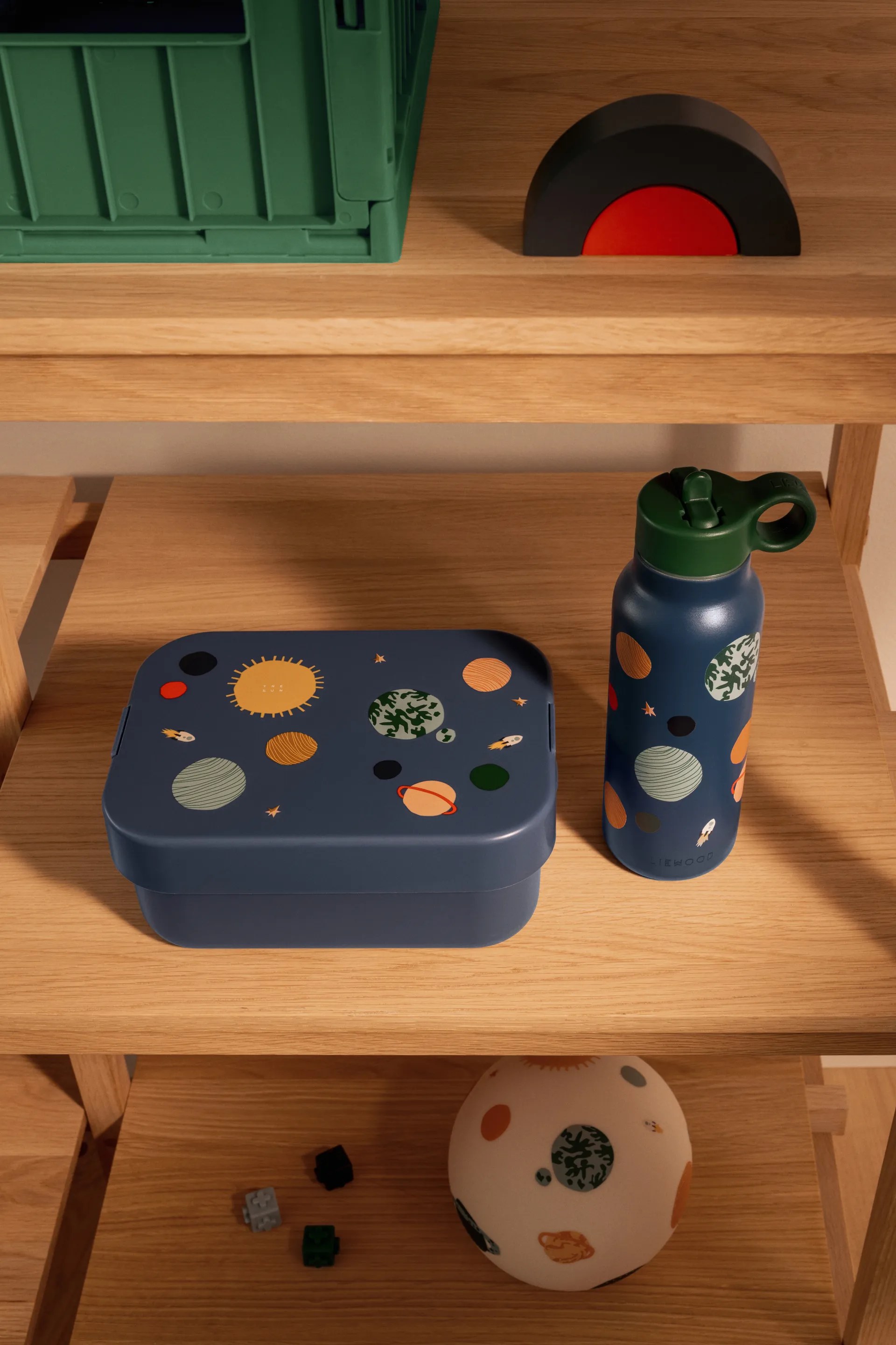 Falk water bottle 35 cl, Universe-Classic navy Liewood