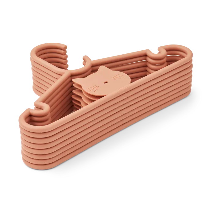 Falton cat hanger 8-pack - Tuscany rose - Liewood
