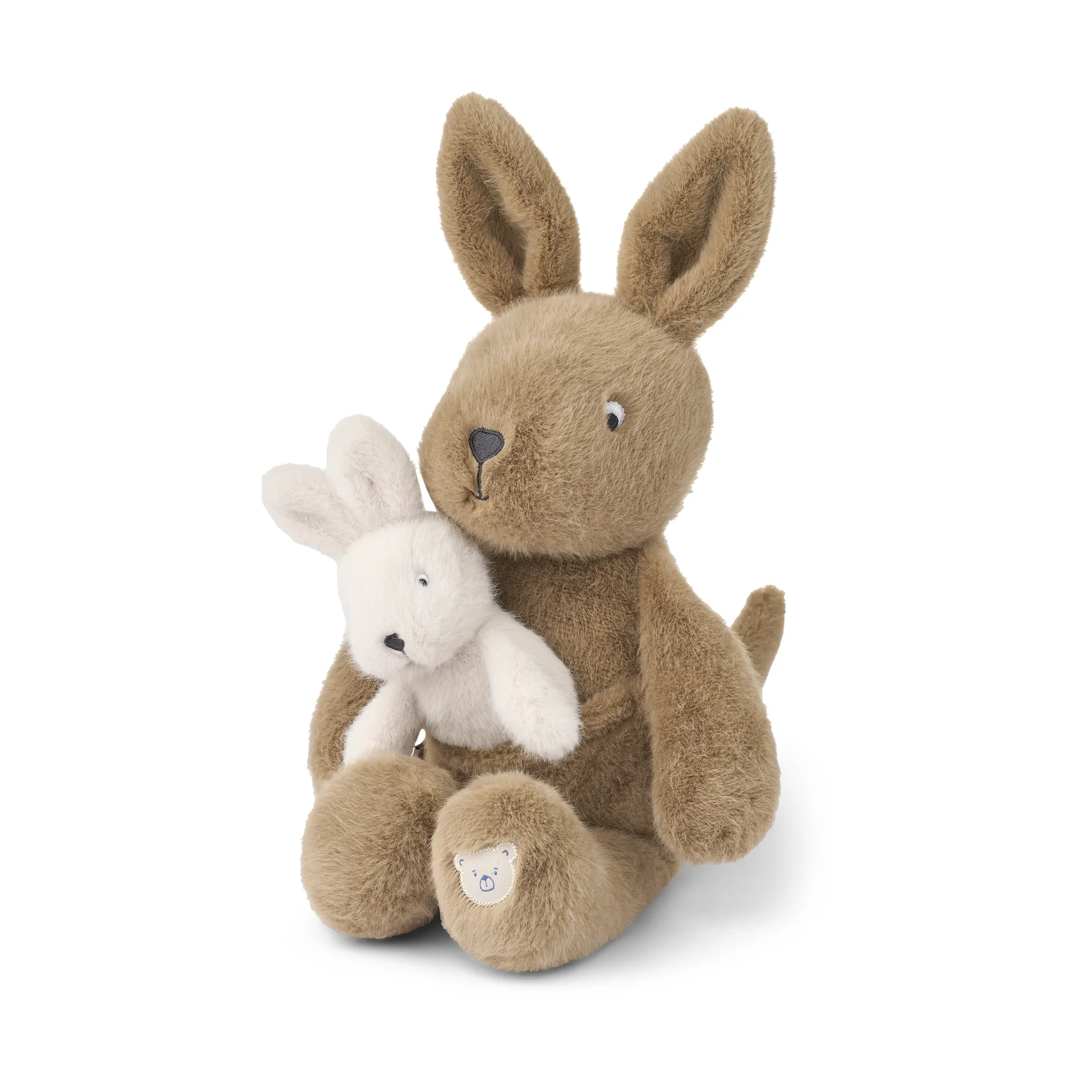 Kelly Kangaroo Mommy & Me kangaroo plush toy, Dune Liewood
