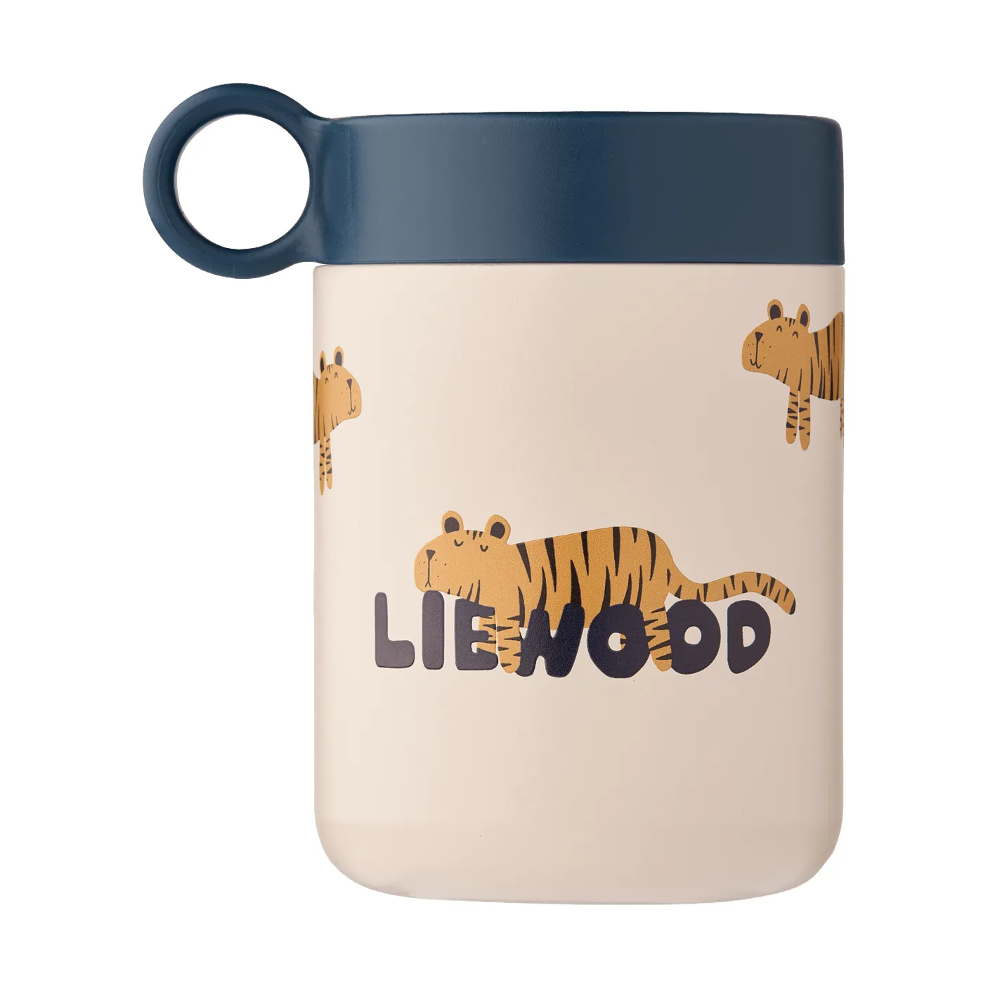 Kiani printed insulated bottle, Tiger-sandy Liewood