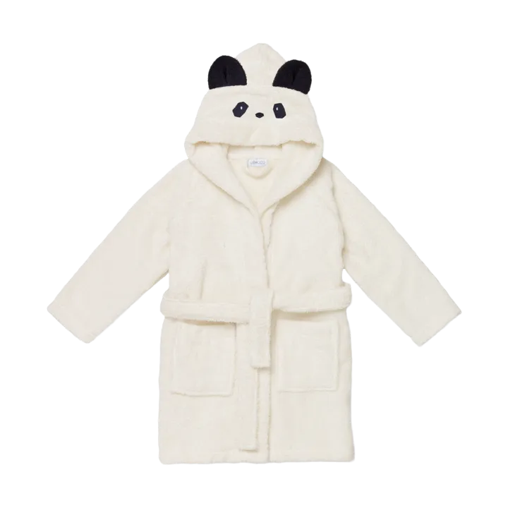 Lily bathrobe, Panda cream de la cream - 1-2 years - Liewood