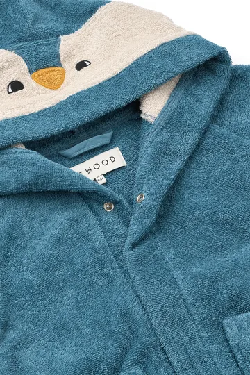 Lily bathrobe, Penguin oceanview mix - 1-2 years - Liewood