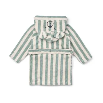 Lily bathrobe peppermint crème de la crème stripe - 1–2 years - Liewood