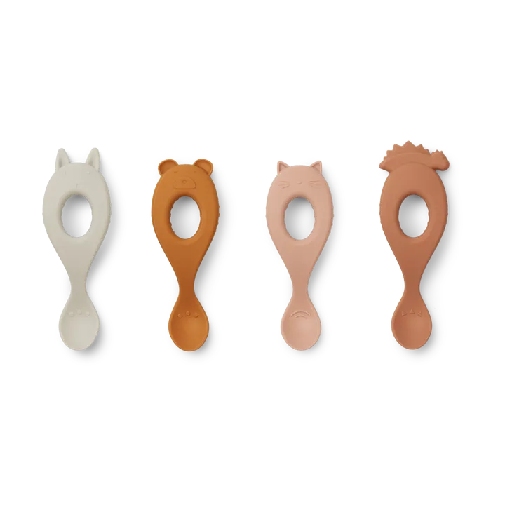 Livia spoon 4 pieces - Rose mix - Liewood