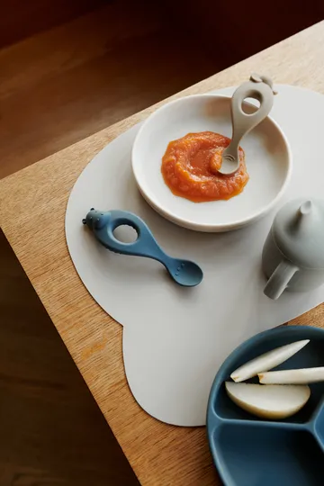 Livia spoon 4 pieces - Safari-blue multi mix - Liewood