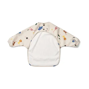 Merle bib with sleeve - Safari sandy mix - Liewood