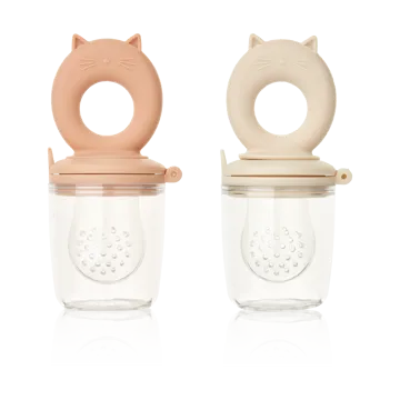 Miranda tasting button 2 pieces - Tuscany rose-Apple blossom - Liewood