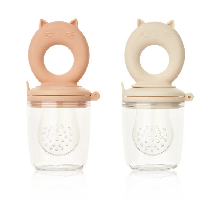 Miranda tasting button 2 pieces - Tuscany rose-Apple blossom - Liewood