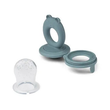 Miranda tasting button 2 pieces - Whale blue-Dove blue - Liewood
