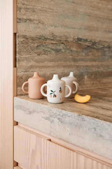 Neil sippy cup 15 cl - Peach-Sea shell mix - Liewood