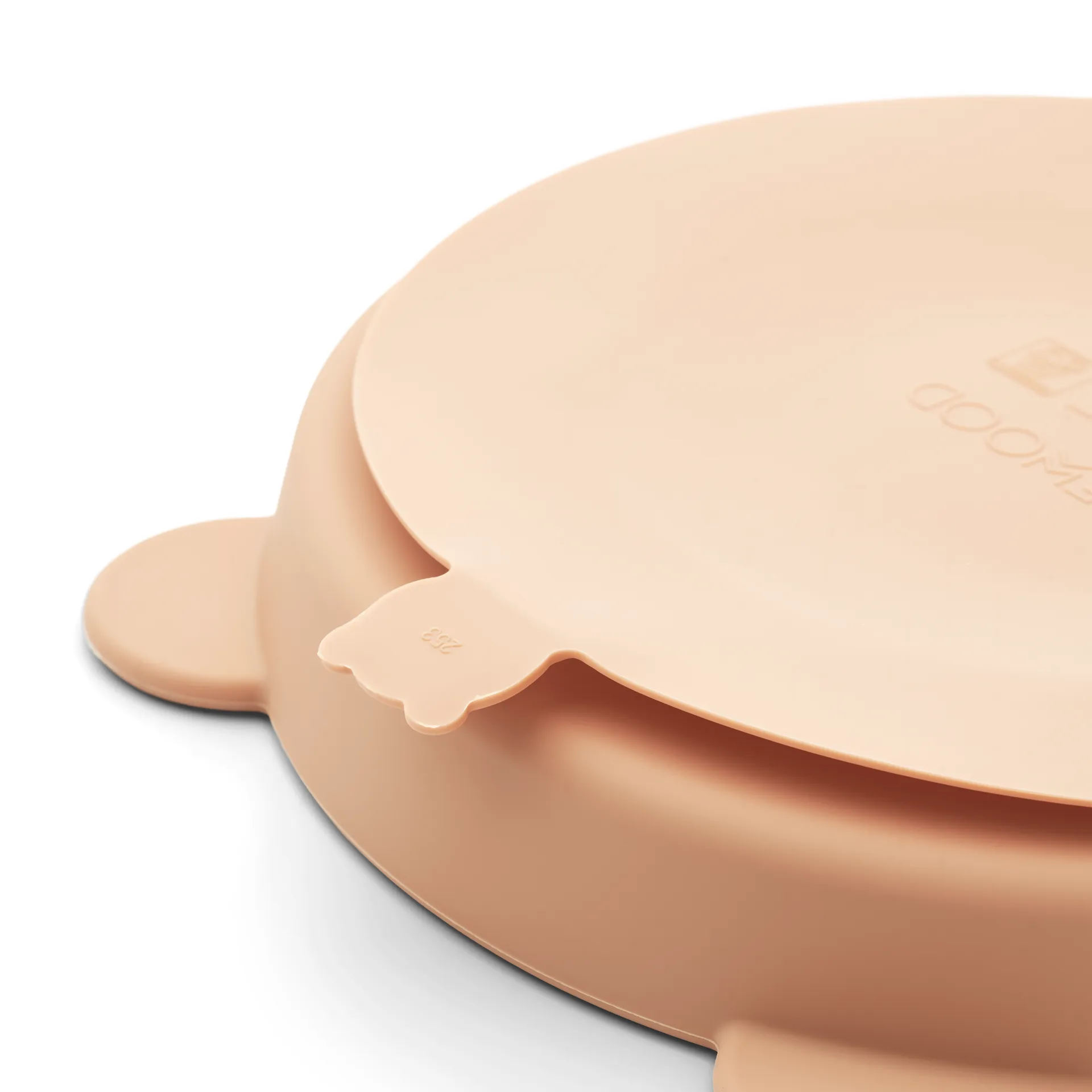 Stacy divided children's plate 2-pack, Mustard-tuscany rose mix Liewood