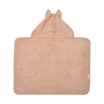 Vilias rabbit hooded bath towel 60x80 cm - Pale Tuscany - Liewood