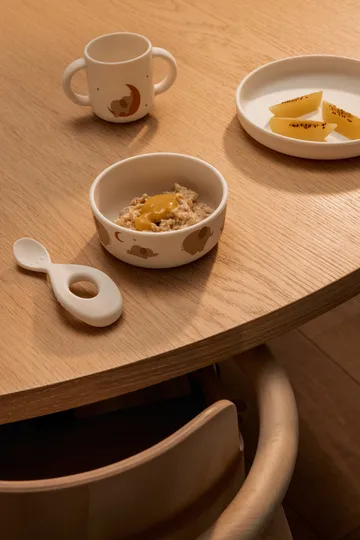 Vivi printed dinnerware set 4 pieces. - Elephant-Creme de la creme - Liewood