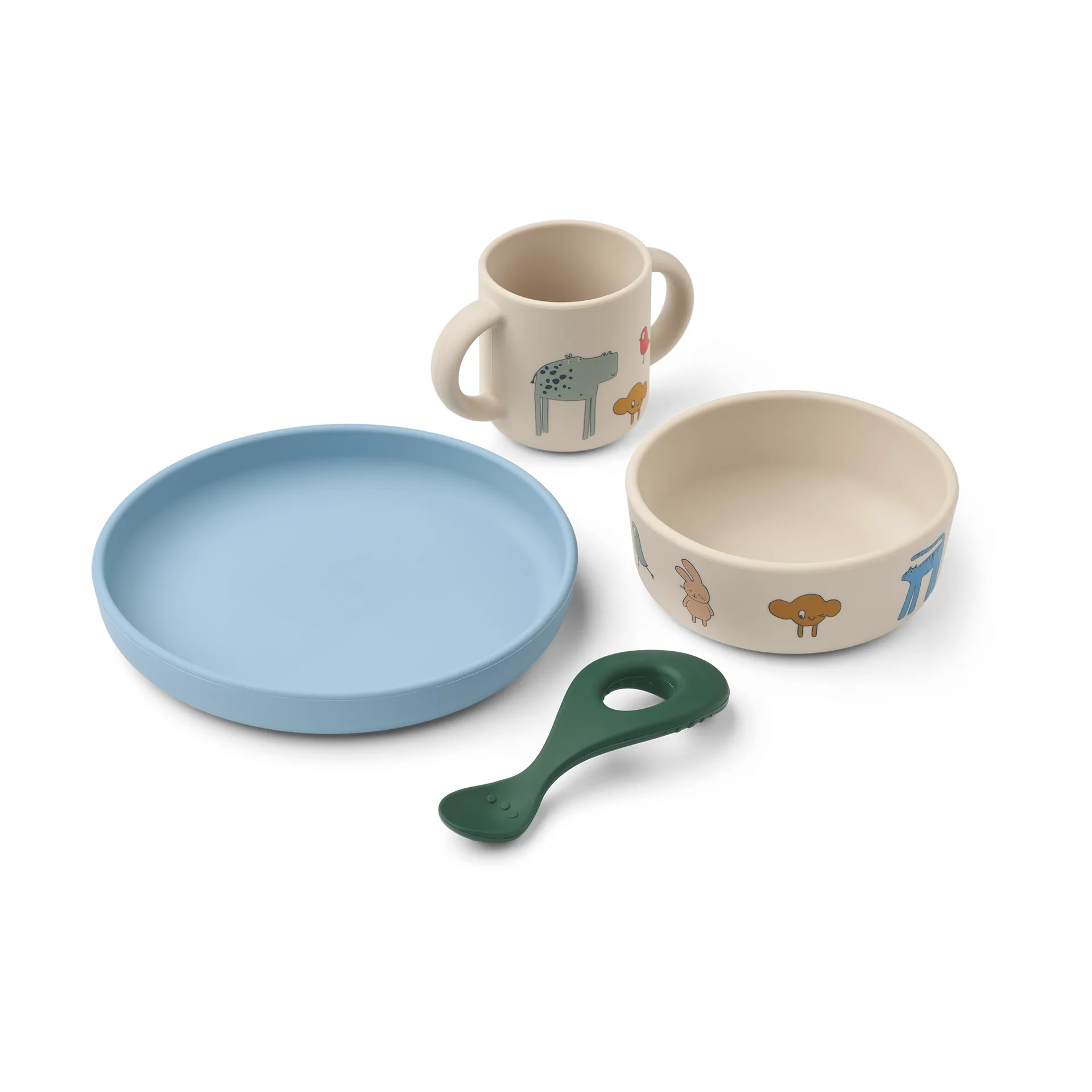 Vivi printed dinnerware set 4 pieces, Imagine/Sandy Liewood
