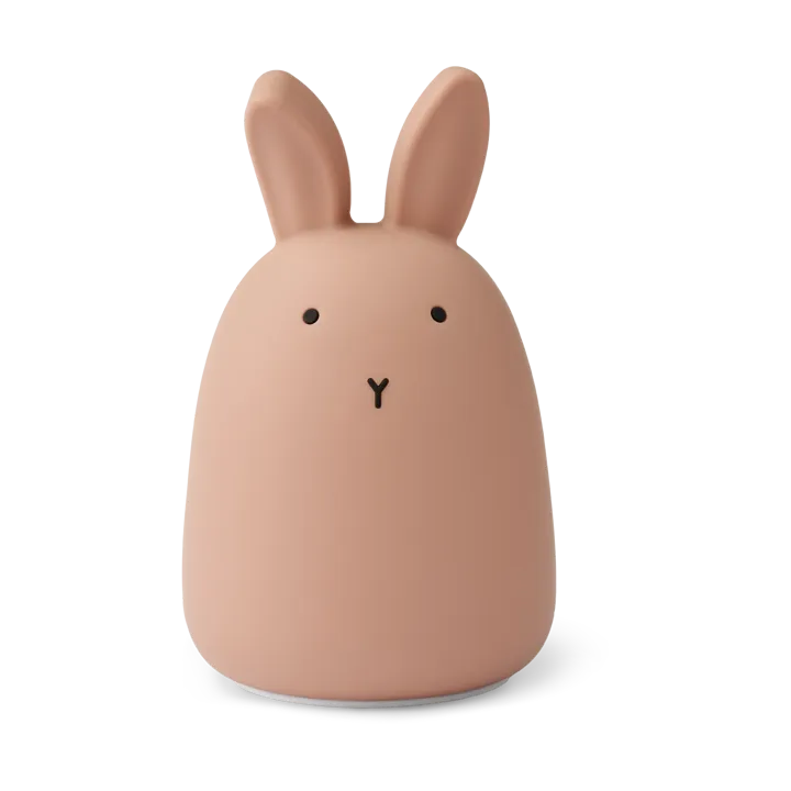 Winston rabbit night lamp - Rabbit dark rose - Liewood