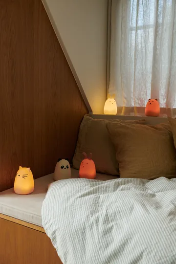 Winston rabbit night lamp - Rabbit dark rose - Liewood